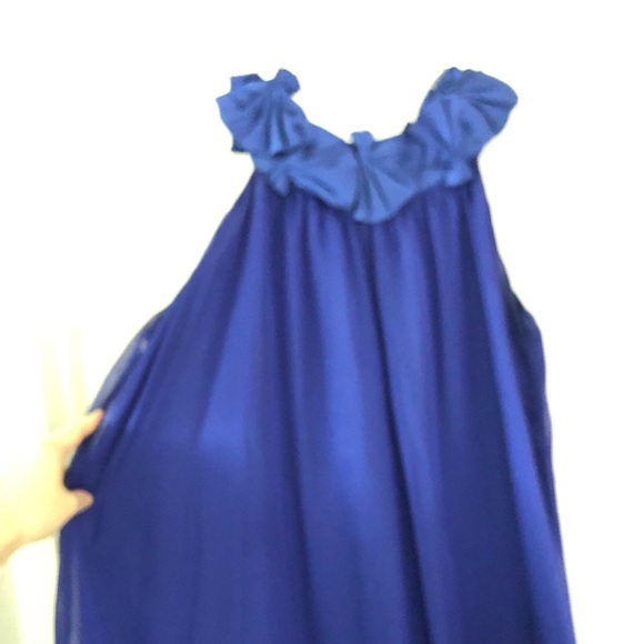 Royal Blue Boutique Dress Size 4 - Picture 3 of 5